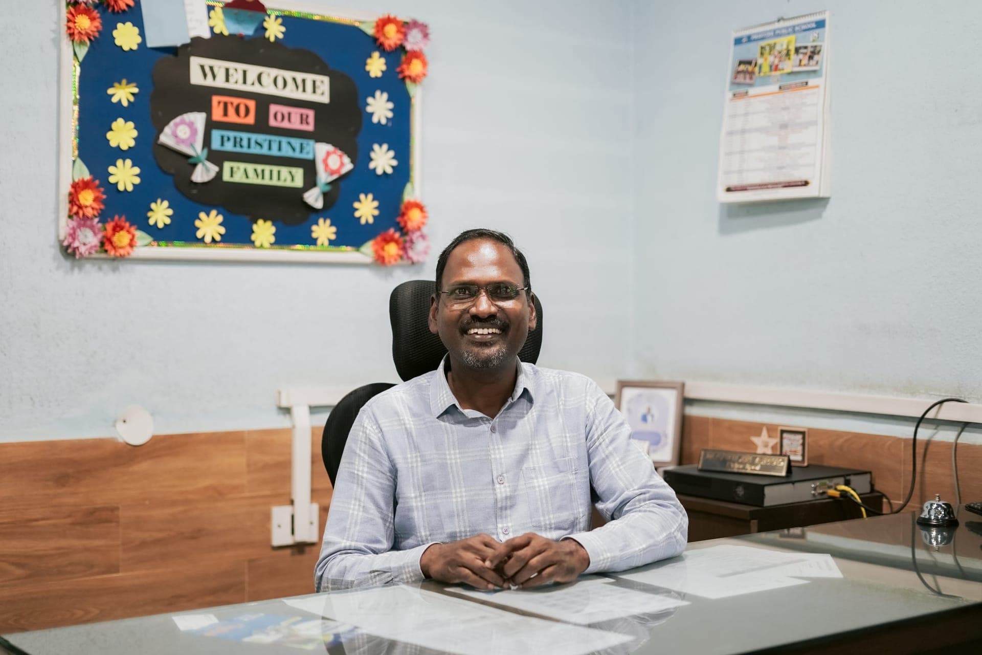 Masulin Arul G, Principal of Pristine Public School